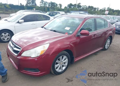 2010 Subaru Legacy 2.5I Premium z USA, uszkodzony, nr VIN 4S3BMBH63A3213607